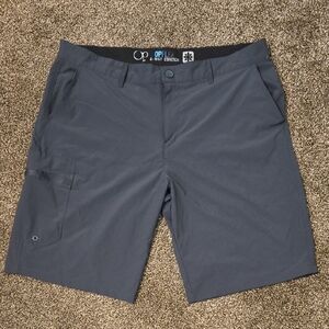OP Gray Athletic Shorts with Adjustable Waistband